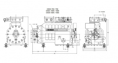 Компрессор «Copeland» D3DC-100x-AWM/D Компрессор «Copeland» D3DC-100x-AWM/D