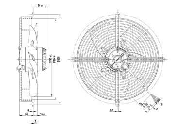Вентилятор осевой ebmpapst S2D300AP0230 Вентилятор осевой ebmpapst S2D300AP0230