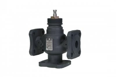 Клапан регулирующий, трехходовой, седельный, фланцевый Ридан VF-3R DN 15, Kvs 1,6 Клапан регулирующий, трехходовой, седельный, фланцевый Ридан VF-3R DN 15, Kvs 1,6