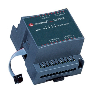 IO-PT4K Аналоговый модуль 4PT1000 Unitronics IO-PT4K Аналоговый модуль 4PT1000 Unitronics