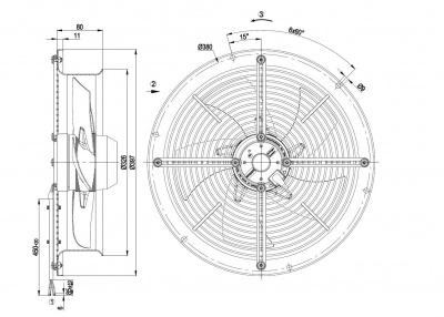 Вентилятор осевой ebmpapst W2E300CP0231 Вентилятор осевой ebmpapst W2E300CP0231